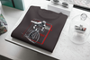 Bike Rider Graphic T-Shirt | Confident Cyclist with Helmet | Cycling Lover Gift | Bicycle Adventure Tee