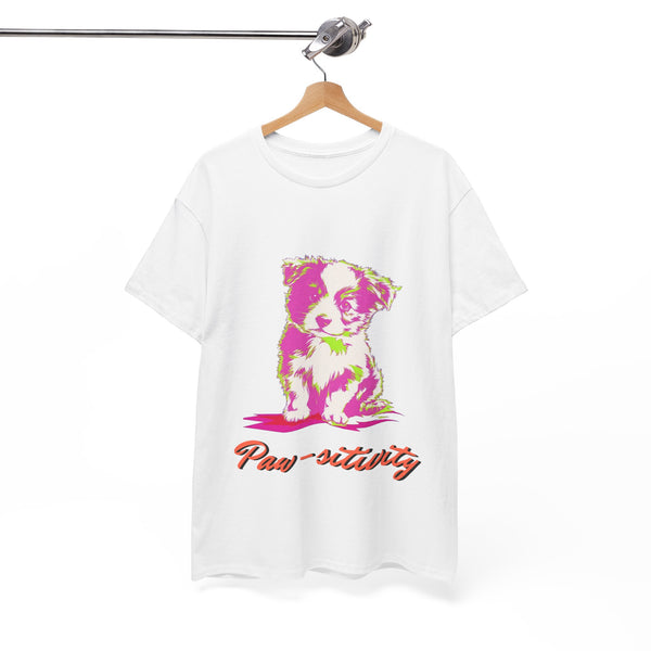 Puppy Sitting Unisex Heavy Cotton Tee | Gift for Men