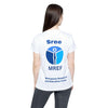Breathable white Menopause Research logo Sports Jersey for fitness and training