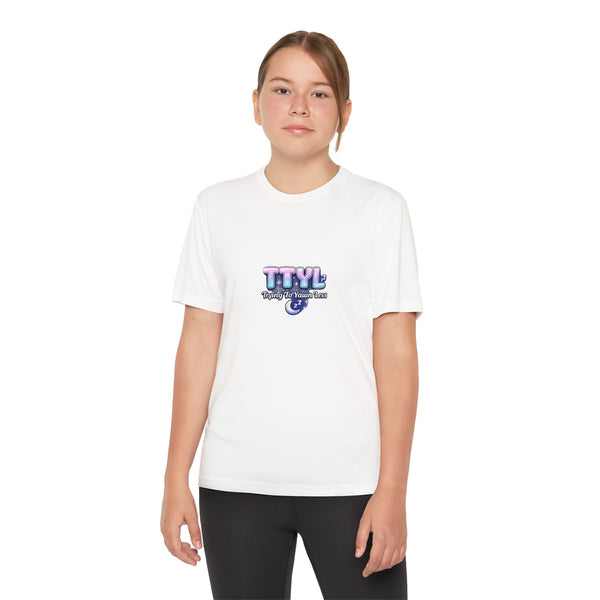 TTYL Typography Tee | Youth Competitor Shirt, Pastel Retro Text