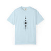 T-shirt with black geometric design Unisex Garment-Dyed T-shirt