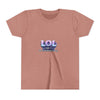 LOL Life's Overwhelming Laughter Youth Tee | Pastel Bubble Text