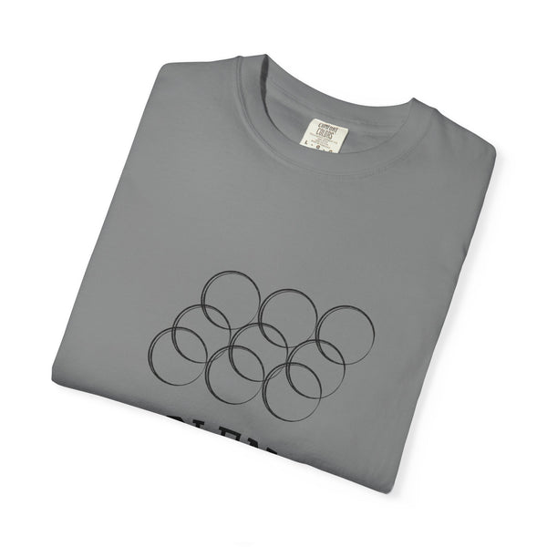 Three inter-locking circles/ Unisex Garment-Dyed T-shirt