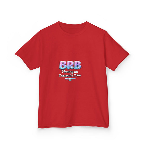 BRB Pastel Bubble Text Kids Tee | Online Chat, Cute Vaporwave Design