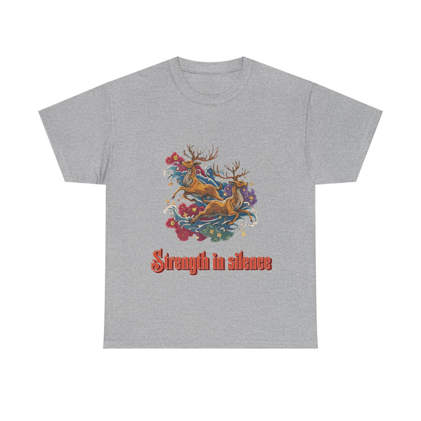 Strength In Silences Tshirt Unisex Heavy Cotton Tee