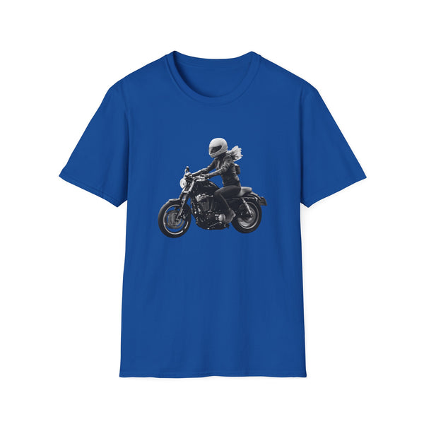 Woman Biker Unisex Softstyle T-Shirt