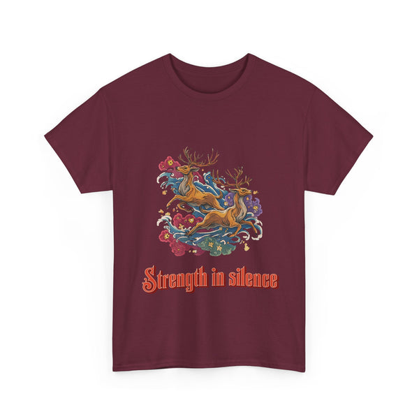Strength In Silences Tshirt Unisex Heavy Cotton Tee