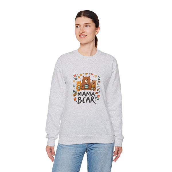 Mama Bear Sweatshirt — Cute Mama Bear & Cubs Floral Mother's Day Gift