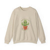Can't Touch This Cactus Sweatshirt | Plant Parent Humor, Sage Palette