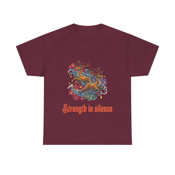 Strength In Silences Tshirt Unisex Heavy Cotton Tee