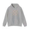 Vintage Bow & Floral Repeat Hoodie | Coquette Lace Scallop Pattern