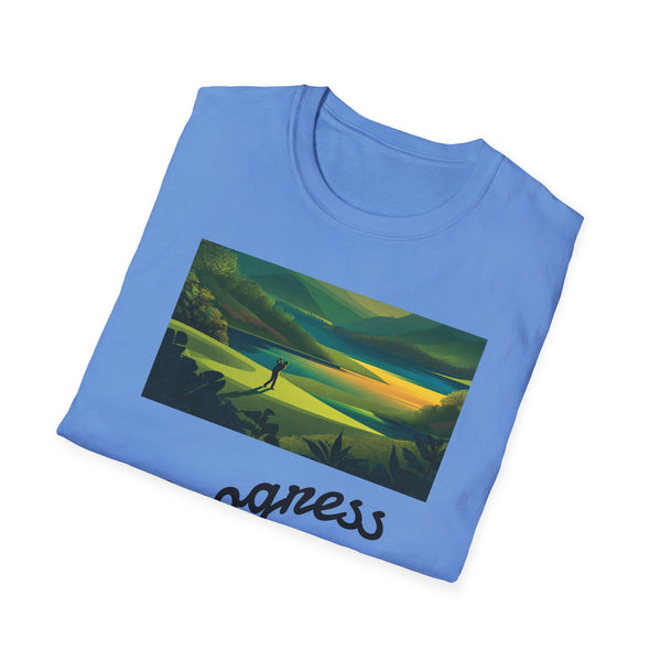 Progress over perfection, Golf, Unisex Softstyle T-Shirt