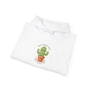 Cactus Pun Hoodie | Plant Parent Humor, Sage Cream Botanical Sweatshirt
