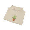 Cactus Pun Hoodie | Plant Parent Humor, Sage Cream Botanical Sweatshirt