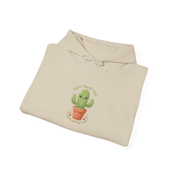 Cactus Pun Hoodie | Plant Parent Humor, Sage Cream Botanical Sweatshirt