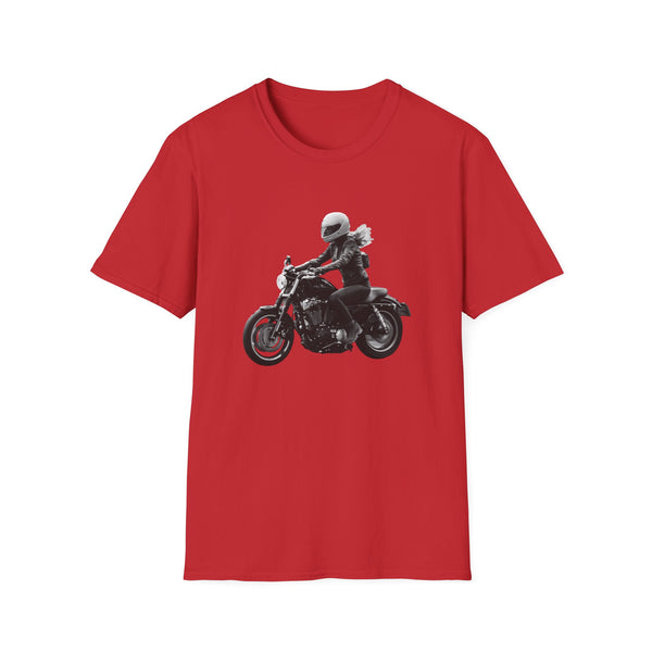 Woman Biker Unisex Softstyle T-Shirt