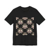 Blush Bow & Floral Repeat Tee | Coquette Lace Pattern