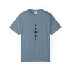 T-shirt with black geometric design Unisex Garment-Dyed T-shirt