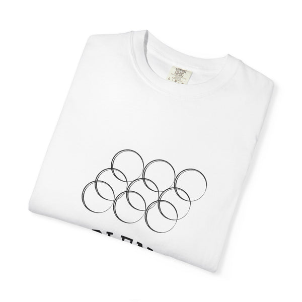 Three inter-locking circles/ Unisex Garment-Dyed T-shirt