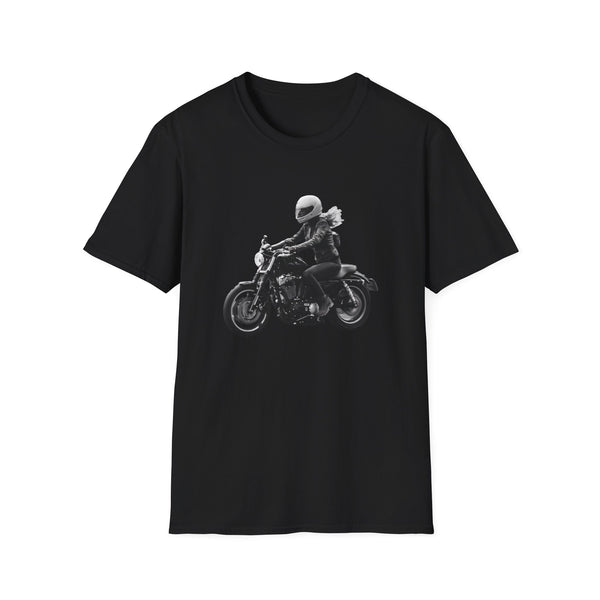 Woman Biker Unisex Softstyle T-Shirt