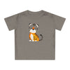 Cute Tiger Baby Tee — Adorable Pink Infant T-Shirt with Cartoon Tiger