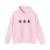 Panda Trio Cycling Hoodie – Cute Biking Animal Graphic Sweatshirt