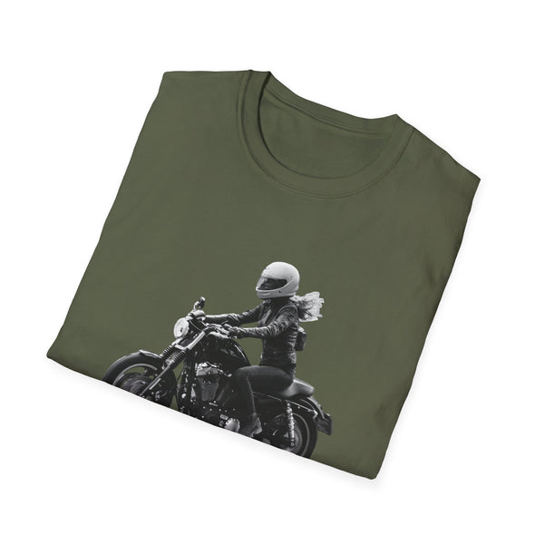 Woman Biker Unisex Softstyle T-Shirt