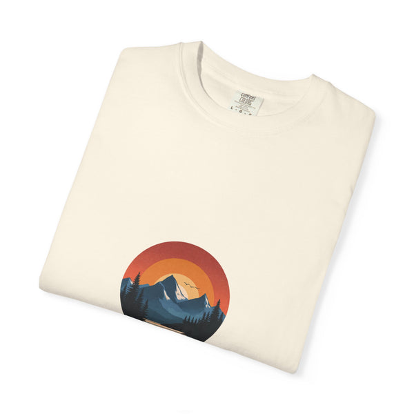 Peace Loading T-Shirt — Mountain Sunset Graphic Tee