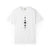T-shirt with black geometric design Unisex Garment-Dyed T-shirt