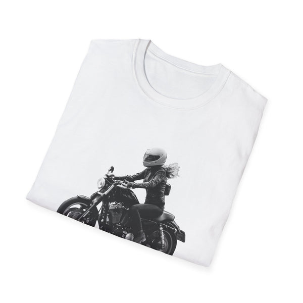 Woman Biker Unisex Softstyle T-Shirt
