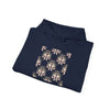Vintage Bow & Floral Repeat Hoodie | Coquette Lace Scallop Pattern