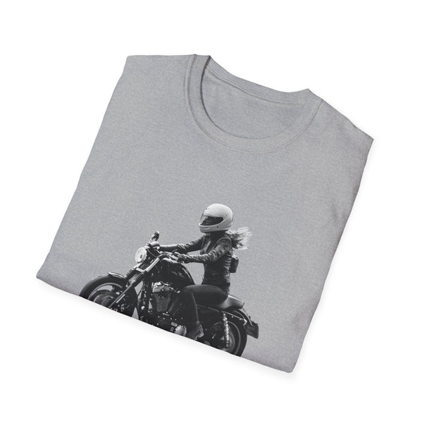 Woman Biker Unisex Softstyle T-Shirt