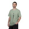T-shirt with black geometric design Unisex Garment-Dyed T-shirt