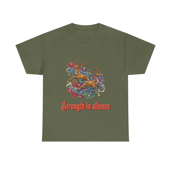 Strength In Silences Tshirt Unisex Heavy Cotton Tee
