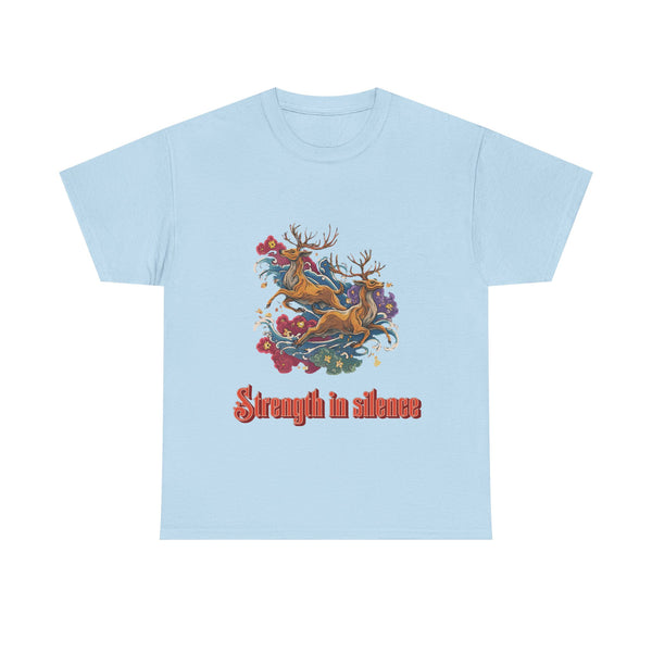 Strength In Silences Tshirt Unisex Heavy Cotton Tee