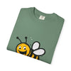 Bee happy/ yellow bee/ Unisex Garment-Dyed T-shirt