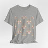 Blush Bow & Floral Repeat Tee | Coquette Lace Pattern