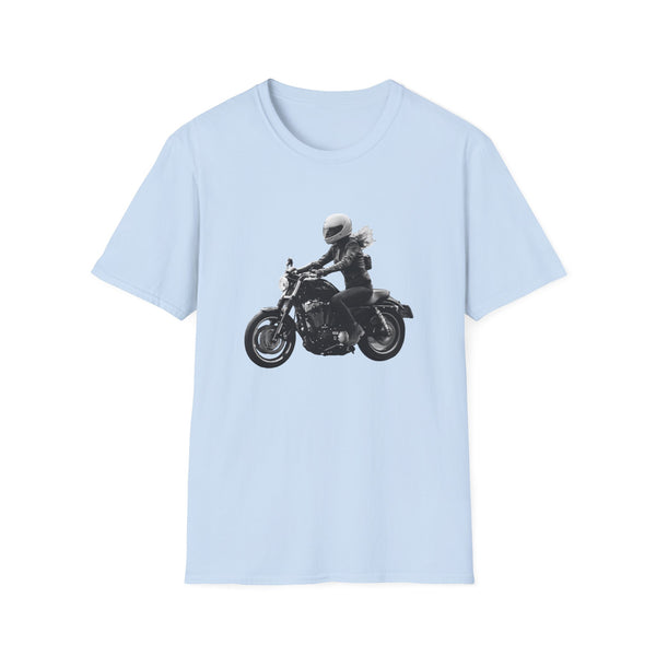 Woman Biker Unisex Softstyle T-Shirt