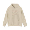 Vintage Bow & Floral Repeat Hoodie | Coquette Lace Scallop Pattern