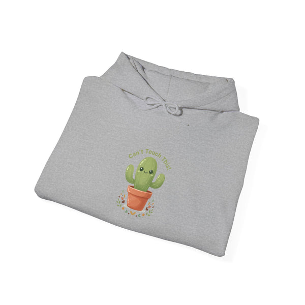 Cactus Pun Hoodie | Plant Parent Humor, Sage Cream Botanical Sweatshirt