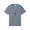 T-shirt with black geometric design Unisex Garment-Dyed T-shirt