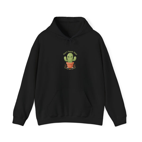 Cactus Pun Hoodie | Plant Parent Humor, Sage Cream Botanical Sweatshirt
