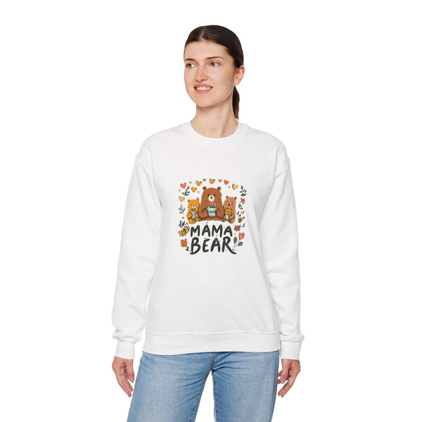 Mama Bear Sweatshirt — Cute Mama Bear & Cubs Floral Mother's Day Gift