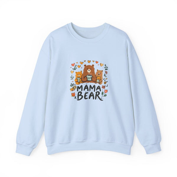 Mama Bear Sweatshirt — Cute Mama Bear & Cubs Floral Mother's Day Gift