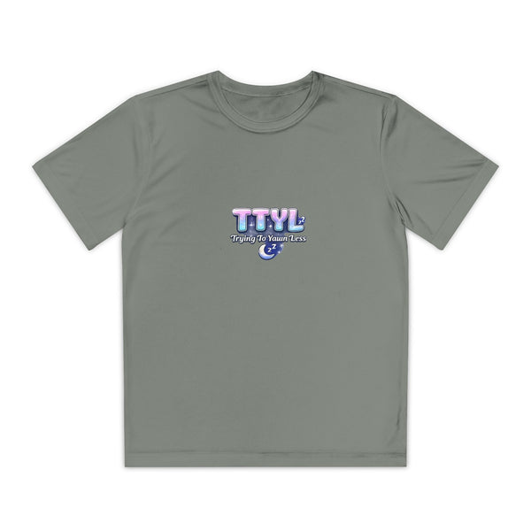 TTYL Typography Tee | Youth Competitor Shirt, Pastel Retro Text