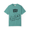 Happy jumping dogs/Unisex Garment-Dyed T-shirt