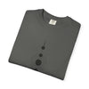 T-shirt with black geometric design Unisex Garment-Dyed T-shirt