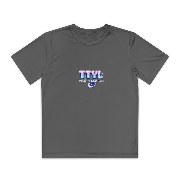 TTYL Typography Tee | Youth Competitor Shirt, Pastel Retro Text