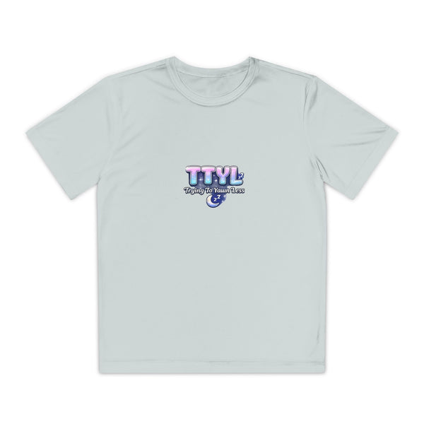 TTYL Typography Tee | Youth Competitor Shirt, Pastel Retro Text
