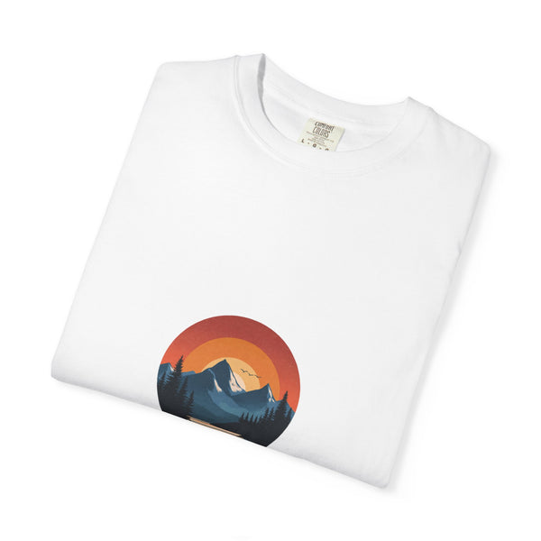 Peace Loading T-Shirt — Mountain Sunset Graphic Tee